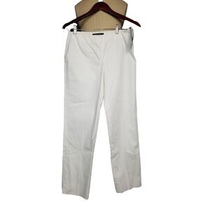 Lafayette 148 White Straight Leg Pants NWT Size 2